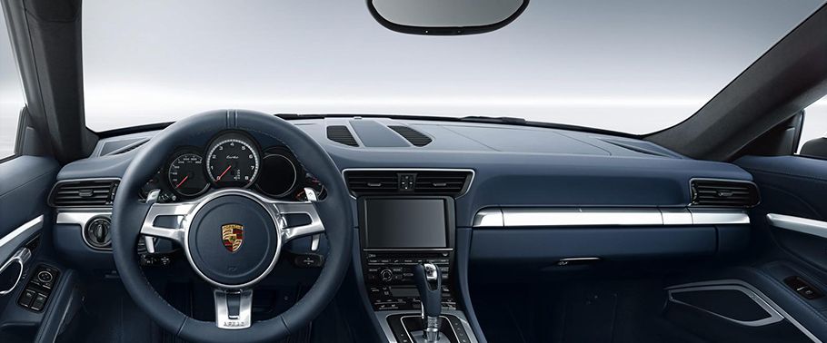Dashboard View of 911 Turbo Cabriolet