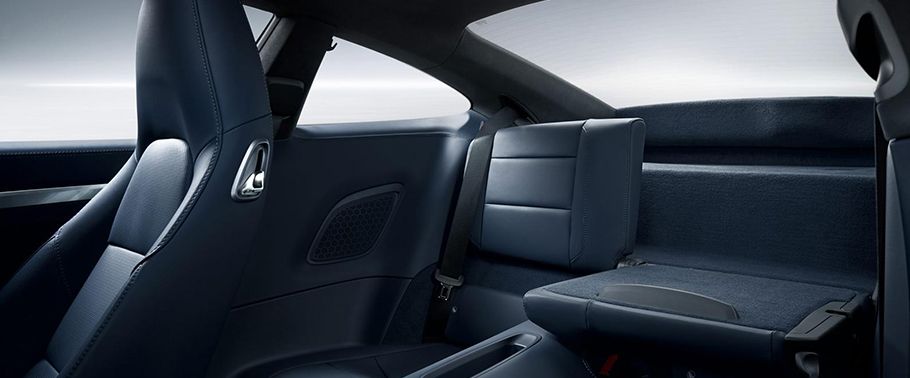 Folding Seats of Porsche 911 Turbo S cabriolet