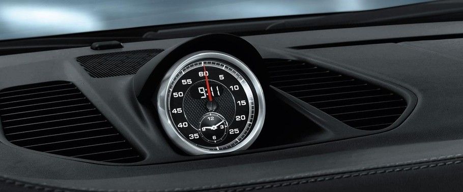 Porsche 911 Carrera Black Edition Clock Porsche 911 Carrera Black Edition Clock