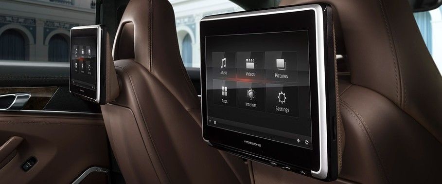 Rear Seat Entertainment of Porsche Panamera Exclusive Series