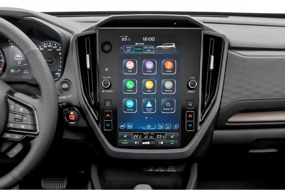 Forester e-Boxer Hybrid touch screen