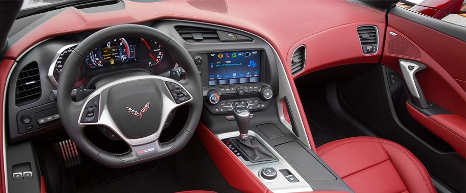 Dashboard View of Corvette Z06