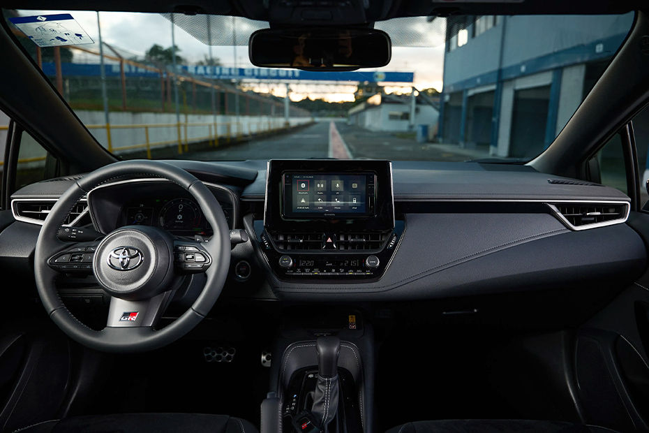 Dashboard View of GR Corolla