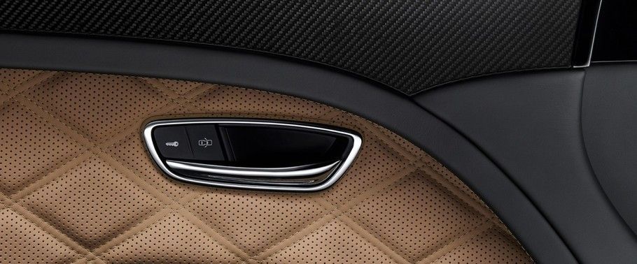 door handle interior of Bentley Mulsanne Speed