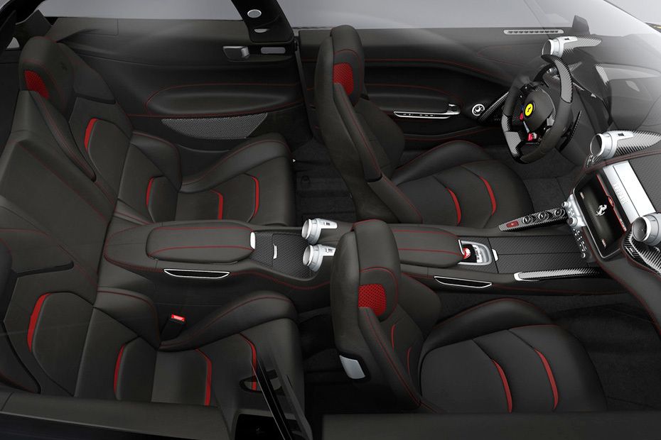 Ferrari GTC4Lusso T Front And Rear Seats Together