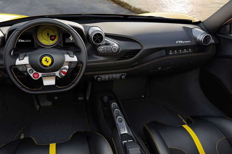 Ferrari F8 Spider Dashboard View