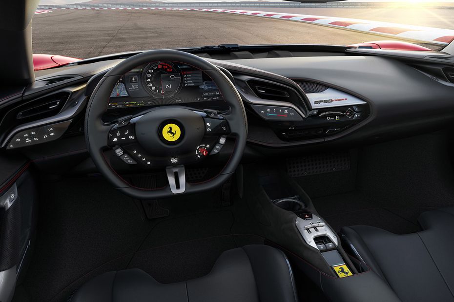Ferrari SF90 Stradale Dashboard View