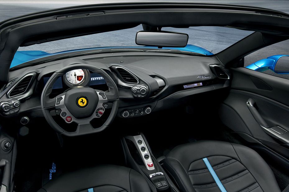 Ferrari 488 Spider Dashboard View