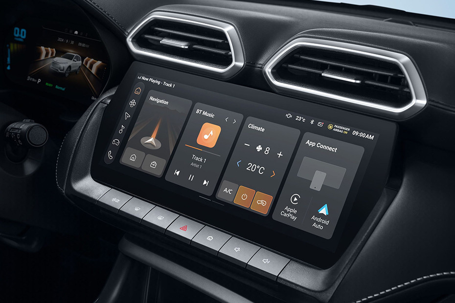 Front AC Controls of MG ZS Front AC Controls of MG ZS