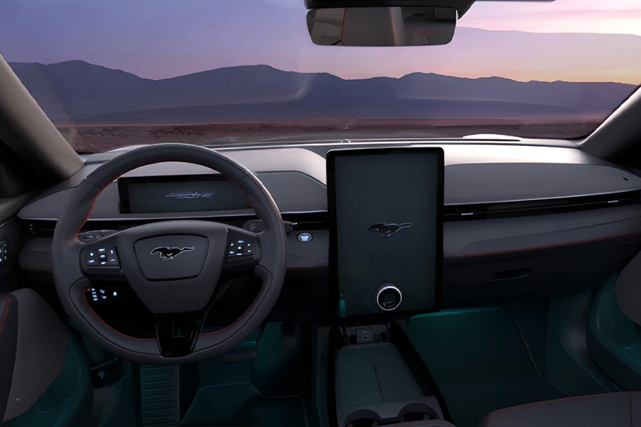 Dashboard View of Mustang Mach-E