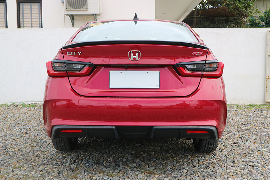 Honda City Full Rear View Honda City full rear view