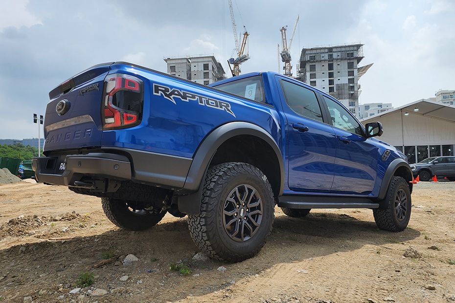 Ford Ranger Raptor Rear Angle View