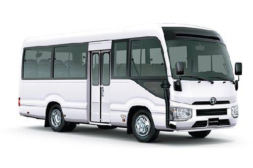 Toyota Coaster Big on safety comfort and reliability