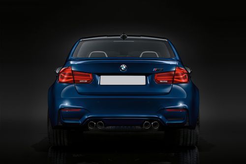 Full Rear View of BMW M3 Sedan