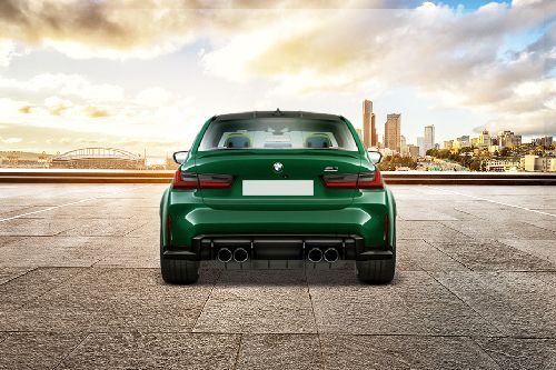 Full Rear View of BMW M3 Sedan Competition