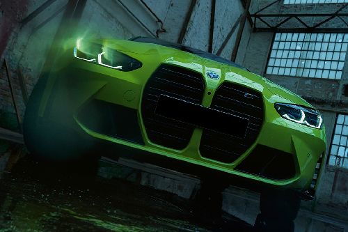 M4 Coupe Competition Tilted Front View