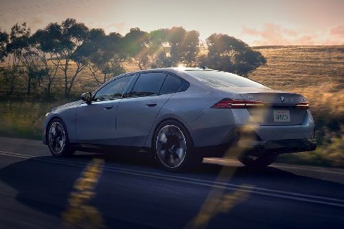 Rear Cross Side View of BMW i5