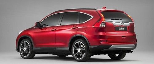Rear Cross Side View of Honda CR-V (2007-2017)