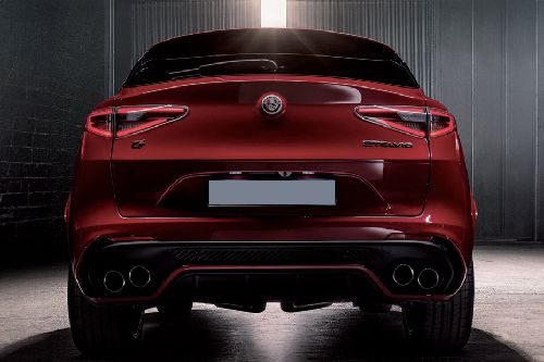 Full Rear View Full Rear View of Alfa Romeo Stelvio Quadrifoglio