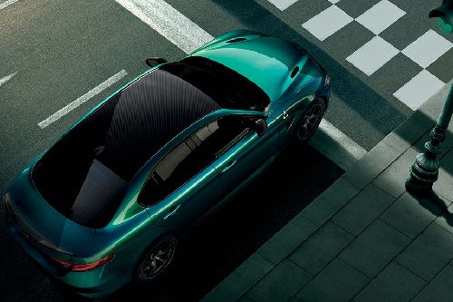 Top View of Giulia Quadrifoglio