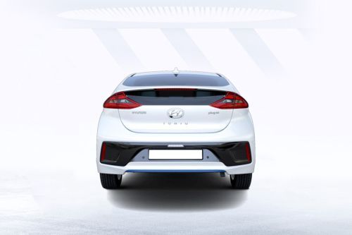 Full Rear View of Hyundai Ioniq Hybrid