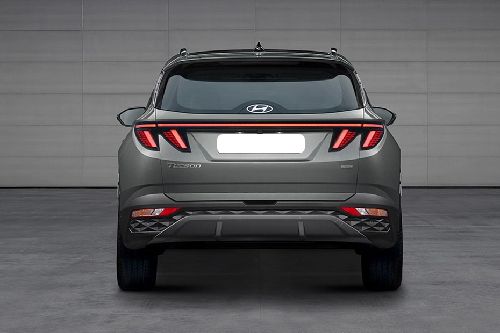 Full Rear View of Hyundai Tucson