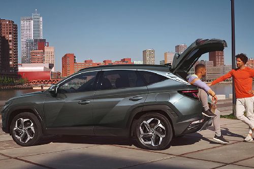 Trunk Open Closer View of Tucson