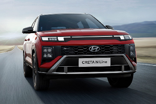 Creta Tilted Front View