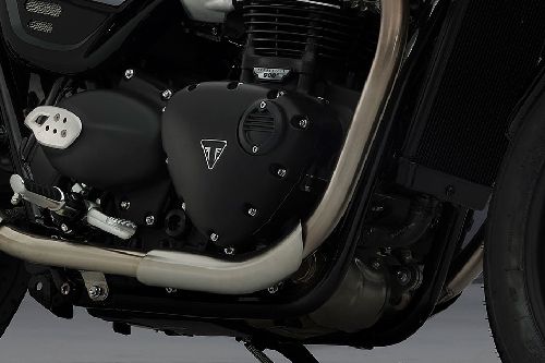 Triumph Street Twin Engine View