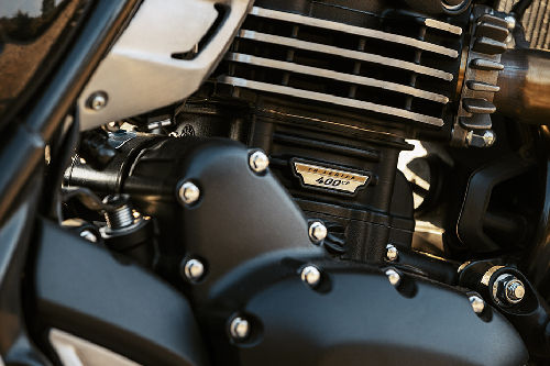Triumph Scrambler 400 XC Engine View