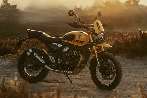 Triumph Scrambler 400 XC Left Side View Full Image