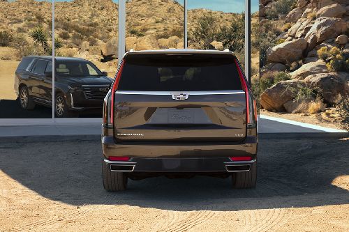 Full Rear View of Cadillac Escalade