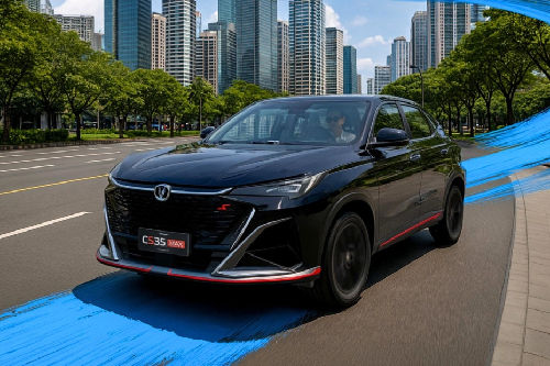Changan CS35 Max Front angle low view