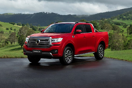 GWM Cannon Front angle low view