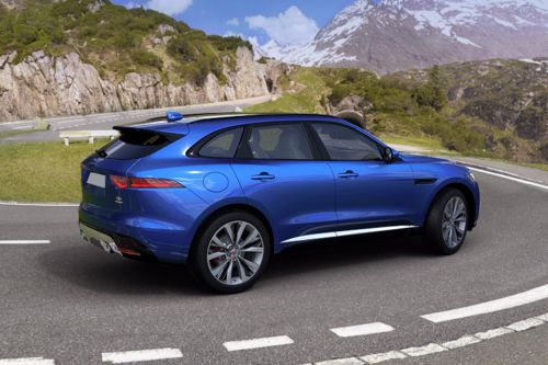 F-PACE Rear angle view