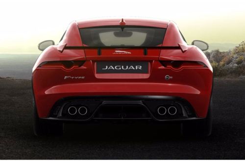 Full Rear View of Jaguar F-Type