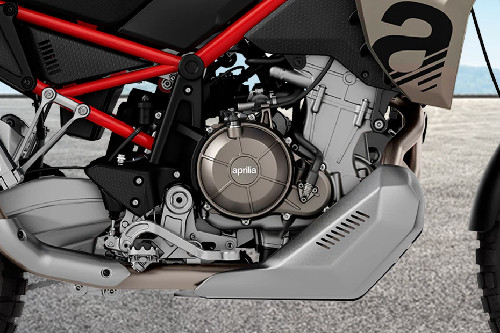 Aprilia Tuareg 660 Engine View