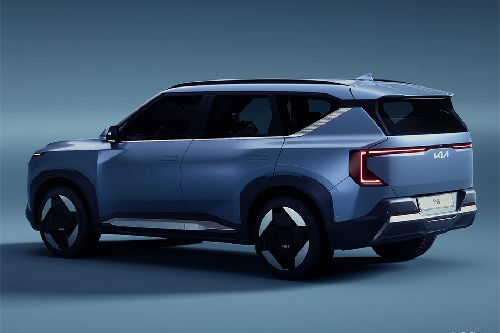 Rear Cross Side View of Kia EV5