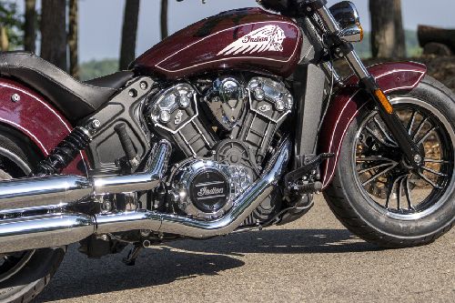 Indian Scout Engine View