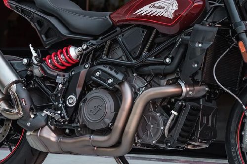 Indian FTR 1200 S Engine View