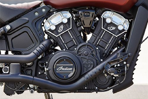 Indian Scout Bobber Engine View