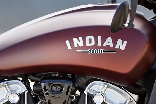 Indian Scout Bobber Fuel Tank View