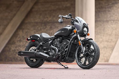 Indian Sport Scout Slant Front View Full Image