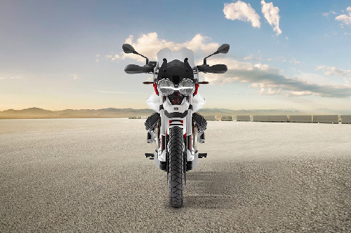 Moto Guzzi V85 TT Front View Full Image