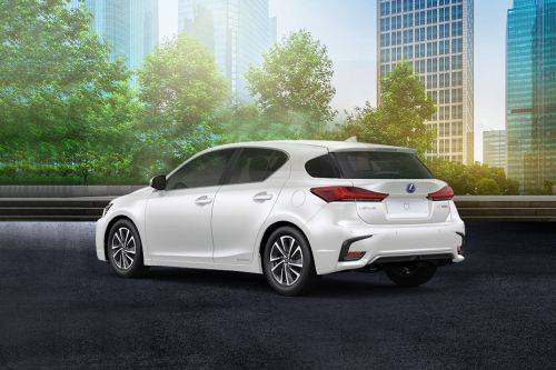 Rear Cross Side View of Lexus CT