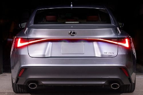 Full Rear View of Lexus IS