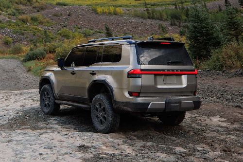 Rear Cross Side View of Lexus GX
