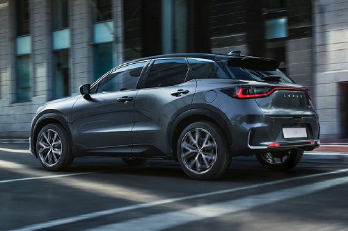 Rear Cross View of Lexus LBX