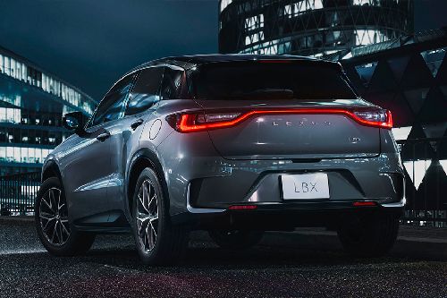 Rear Medium View of Lexus LBX