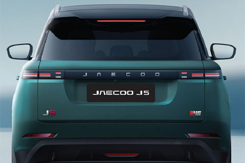 Full Rear View of JAECOO J5 SHS HEV